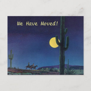 Faire-part Annoncez que nous avons déplacé le cactus de