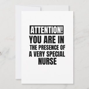 Faire-part Attention you are in the presnce of a very special