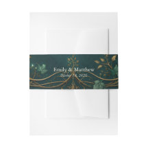 Bandeau de mariage de la forêt enchantée pour cart