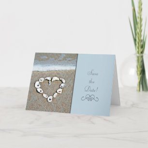 Faire-part Beach Heart