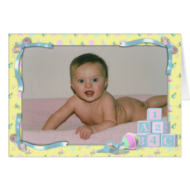 Faire-part bébé (Devant horizontal)