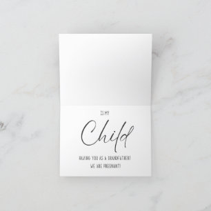 Faire-part bébé et grossesse à grand-père