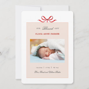 Faire-part Belle fille Fête Naissance