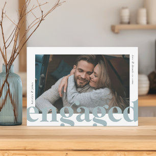 Faire-part Big News   Fiançailles photo