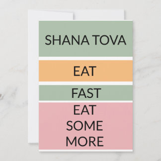 Faire-part Bonne année. Mangez, Rapide, Mangez Un Peu Plus De