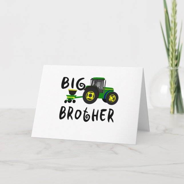Faire-part Cadeau de frère pour les enfants affectueux de (Devant)