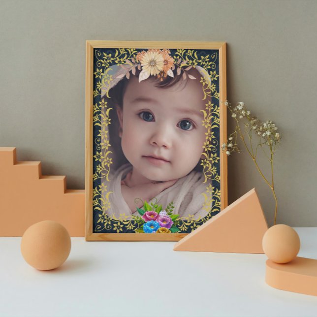 Faire-part Cadeau photo bébé personnalisé, Cadeau bébé (Créateur téléchargé)