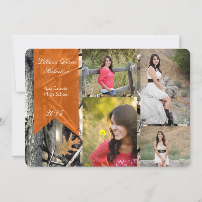 Faire-part Camouflage Camo Camouflage Camouflage 5 x 7 ans Fa (Devant)