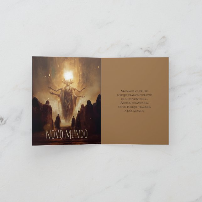 Faire-part Card Novo Mundo 