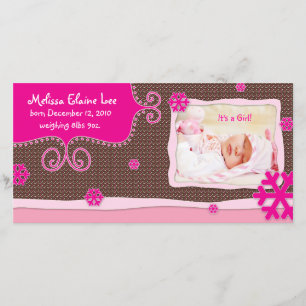 Faire-part Carte photo de Noël