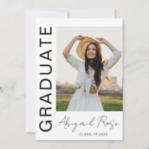 Faire-part Carte photo moderne Vertical 2023