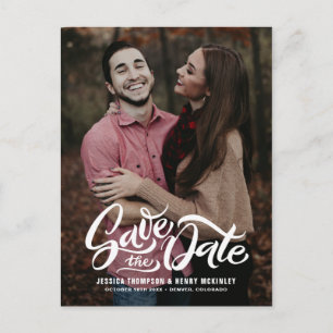 Faire-part Carte postale à conserver avec photo et écriture g