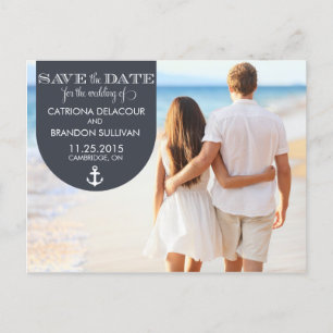 FAIRE-PART CARTE POSTALE D'ANNONCE DE SAUVEGARDE DE DATE THÈM