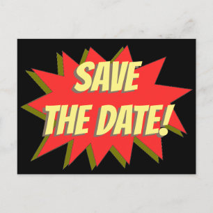 Faire-part Carte postale d'annonce de sauvegarde de la date d