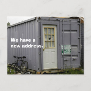 Faire-part Carte postale de changement d'adresse : Véritable