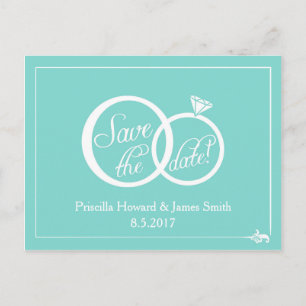 Faire-part Carte postale de mariage à conserver We Do
