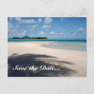 Faire-part Carte postale de mariage de destination