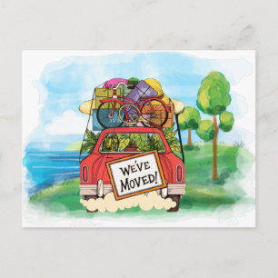 Faire-part Carte postale de nouvelle adresse
