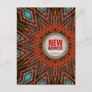 Faire-part Carte postale de nouvelle adresse de déménagement 