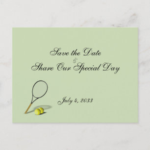 Faire-part Carte postale de sauvegarde de date de sport de te