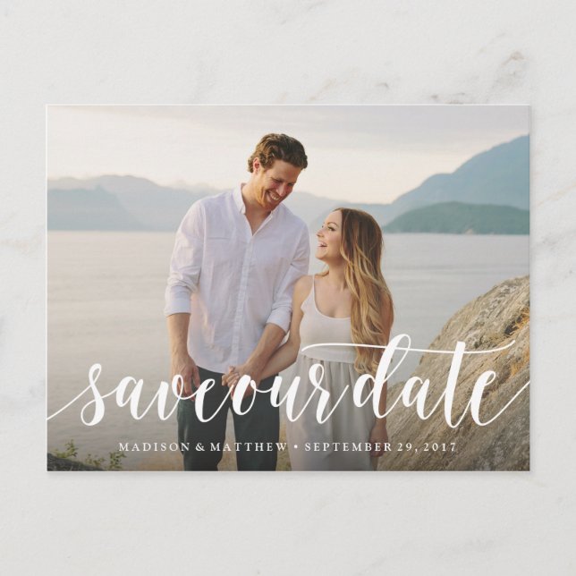 Faire-part Carte postale de sauvegarde du scénario (Devant)