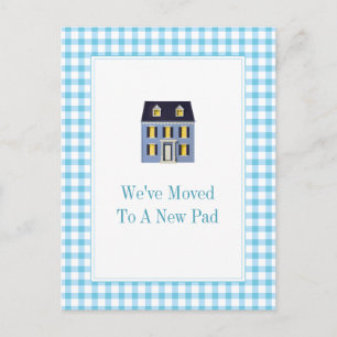 Faire-part Carte postale En vichy Home Moving