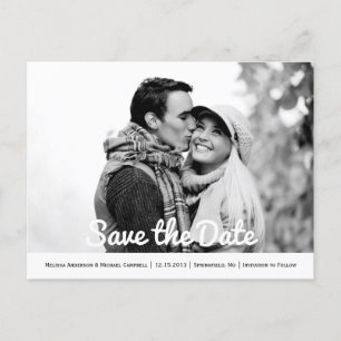 Faire-part Carte Postale Enregistrer La Date