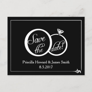 Faire-part Carte Postale Enregistrer La Date De Mariage