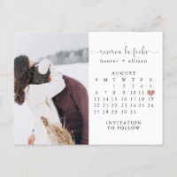 Carte postale | Enregistrer la date du calendrier