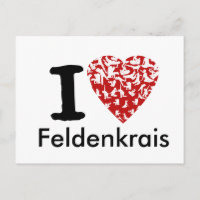 Carte postale I Heart Feldenkrais | Entièrement mo