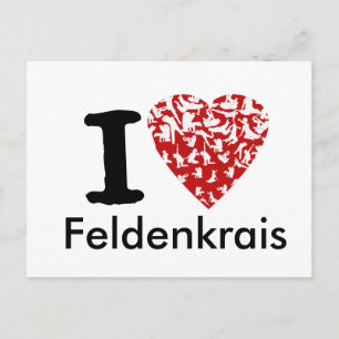 Faire-part Carte postale I Heart Feldenkrais Entièrement mo