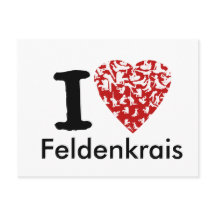 Carte postale I Heart Feldenkrais | Entièrement mo