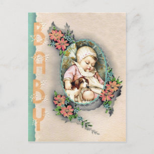 Faire-part Carte postale nouveau bébé