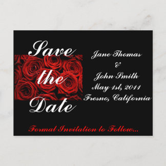 Faire-part Carte postale pour sauvegarder la date