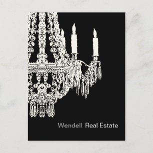 Faire-part Carte postale publicitaire d'agent immobilier