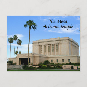 Faire-part Carte postale - temple de MESA Arizona