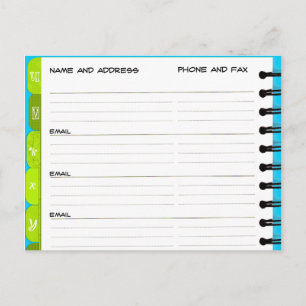 Faire-part Carte postale "U-Y" du carnet d'adresses de Faire-