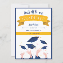 Casquettes modernes Whimsical Hors Graduation