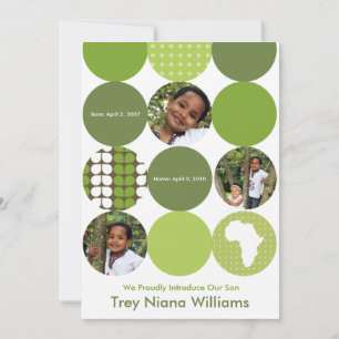 Faire-part Cercles verts du jardin