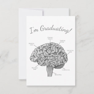 Faire-part Cerveau scientifique