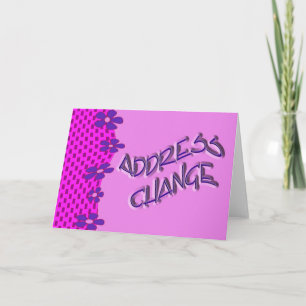 Faire-part Changement d'adresse