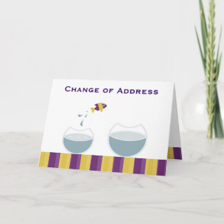 Faire-part Changement d'adresse