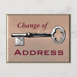 Faire-part Changement d'adresse - carte postale