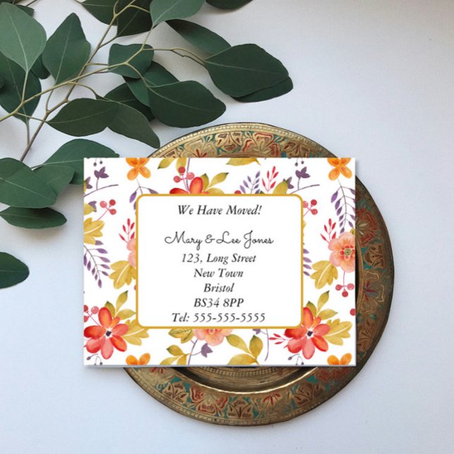 Faire-part Changement d'adresse carte postale (Créateur téléchargé)