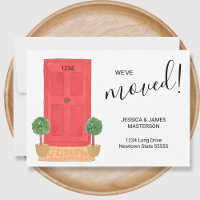 Changement d'adresse Nous avons déménagé Red Door