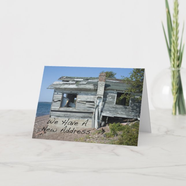 Faire-part Changement d'adresse : Sur l'eau (Devant)