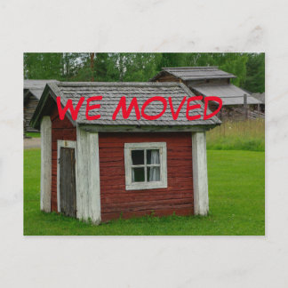 Faire-part Changer Drôle D'Adresse Carte Postale