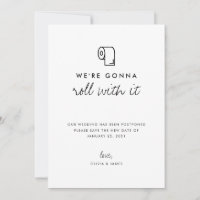 Changer les plans de mariage Reporté