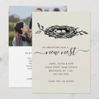 Chic Nouveau nid Accueil Changement d'adresse Phot