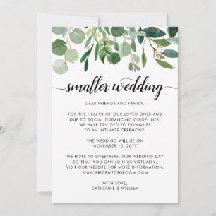 Faire-part Chic Petit Mariage - Plan de changement de taille